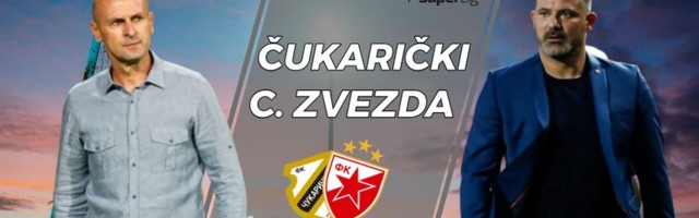 POLUVREME: Čukarički - Crvena zvezda 0:1, Milunović načeo Brđane!