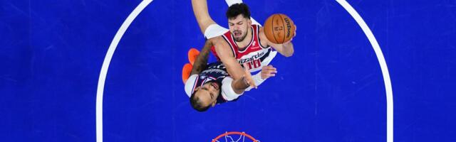 Vukčević postigao 16 poena u porazu Vašingtona od Filadelfije