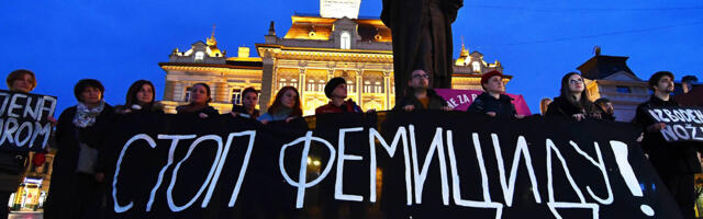 Protest u Novom Sadu protiv femicida: Minut ćutanja za ubijenu majku
