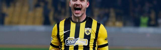 Luka Jović opet dao gol, "srpski" AEK na prvom mestu u Grčkoj na kraju regularnog dela!