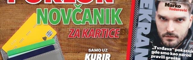 UZ KURIR U PETAK, 5. DECEMBRA – TV EKRAN I PRAKTIČAN NOVČANIK ZA KARTICE!