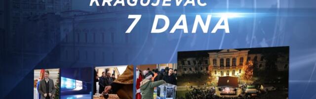 InfoKG 7 dana: Dašić: Kragujevac je razdužen, zaplenjeno 30.000 pirotehničkih sredstava, zlatnik iz česnice Leni, Rock & roll ulica od srca, pripreme za Srpsku novu godinu...