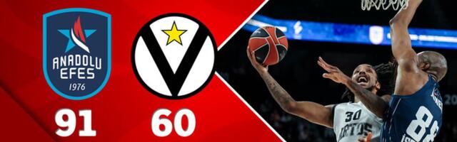 Evroliga kolo 28. | Efes – Virtus 91:60