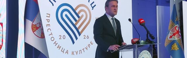 Selaković zvanično proglasio Leskovac otvorenom prestonicom kulture za 2026. godinu