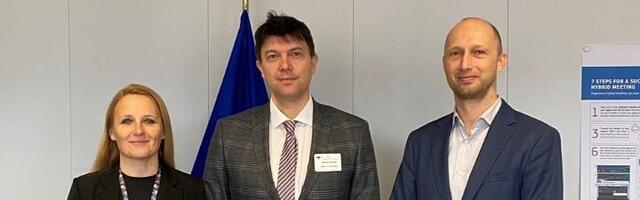 Jovanović sa kabinetom Varheljija u Briselu