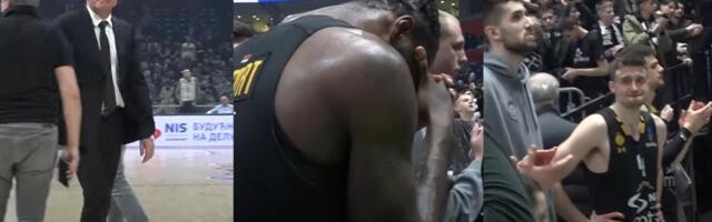 TRAGIČNA ATMOSFERA: Lesor se srušio, Avramović na ivici suza, Željko samo pogledao Grobare /VIDEO/