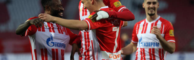 CRVENO-BELI NA KALJENJU Odlične partije fudbalera Crvene zvezde na pozajmici, Đurić i Gudelj se posebno istakli