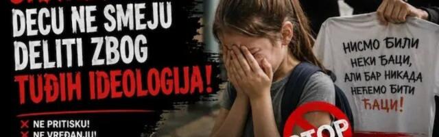 Skandal u Kosjeriću: Roditelji tvrde da decu maltretiraju i nazivaju "ćaci" jer neće da nose političke majice