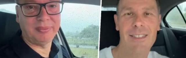 "OBILAZAK EKSPO U NEMOGUĆIM USLOVIMA": Vučić objavio novi snimak sa Sinišom Malim (VIDEO)