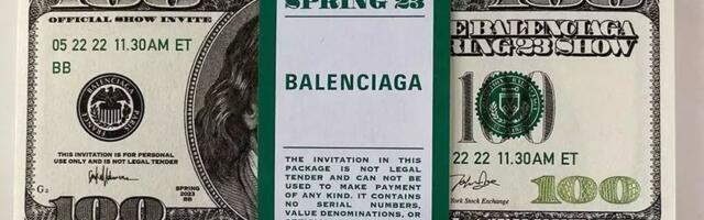 Balenciaga za proleće 2023 – Hrpa dolara kao pozivnica
