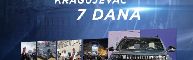 InfoKG 7 dana: Studentska zahvalnica, 600 neasfaltiranih ulica, besplatan skrining, "Nećete nas gaziti", Vučić: Prve "Pande" napustile Kragujevac...