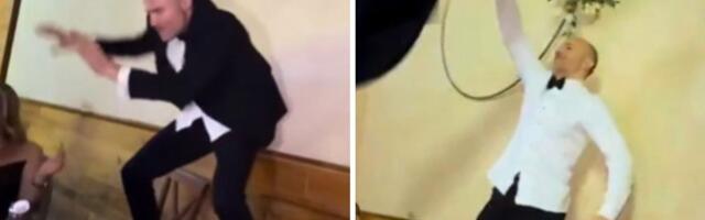 Hit! Urnebesan snimak Sofre koji se popeo na sto i pleše, kruži mrežama: Skinuo i sako pa napravio delirijum