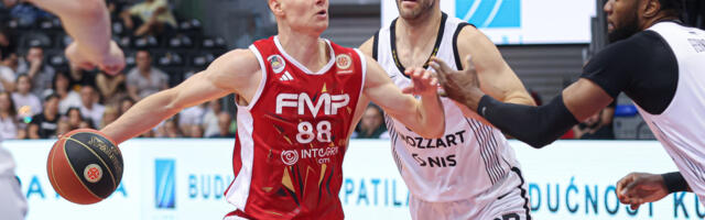 Senzacija u Nišu! FMP srušio Partizan za finale KLS, meč obeležilo isključenje trenera