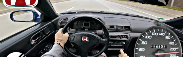 Honda Prelude u poteri za maksimalnom brzinom na nemačkom autobanu (VIDEO)