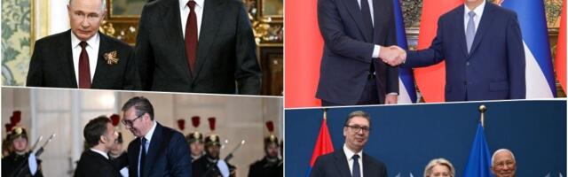SRBIJA ZA ISTIM STOLOM SA SVETOM Ovako se predsednik Vučić od Vašingtona do Pekinga borio za interese naše zemlje dok su drugi pokušavali da je unište