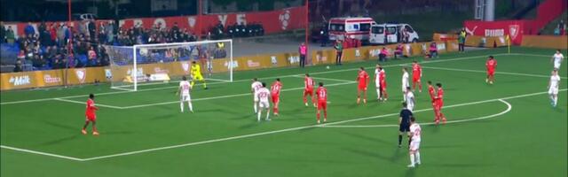 Kakva šansa za Zvezdu, ali je Krunić pogodio stativu