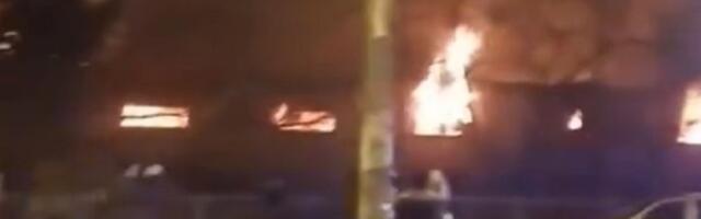 Veliki požar u Bulevaru despota Stefana (VIDEO)
