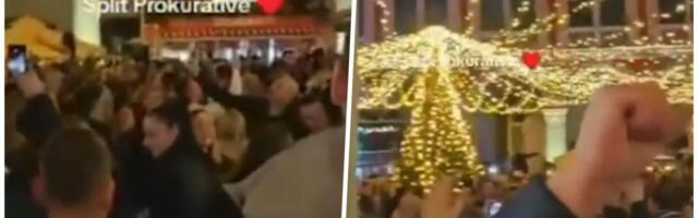 BLOKADERI U TRANSU PEVAJU TOMPSONOVE "HITOVE" Poruke "ljubavi i tolerancije" iz Hrvatske se nastavljaju, snimak iz Splita DOKAZ MRŽNJE PREMA SRBIMA CRNO NA BELO