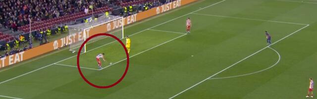 "Ovo je skandal, čist penal!" Štoper Atletika kao štoper Partizana! Uhvatio loptu rukama, sudija to tako nije video /VIDEO/