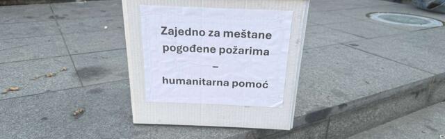 Kragujevčani samo u blokadama skupili preko pola miliona dinara pomoći za ugrožene u požarima (VIDEO)