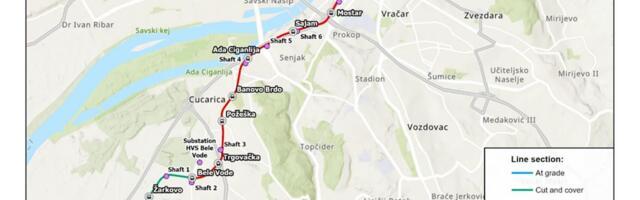 Skupština grada: Definisane 24 stanice na drugoj liniji metro sistema