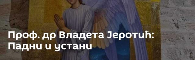 Проф. др Владета Јеротић: Падни и устани