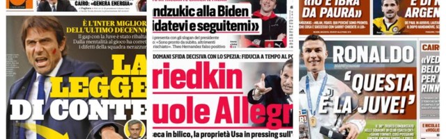 Buongiorno Italia: Konte na stazi Erere, Trapatonija i Murinja! Uzavrela atmosfera na Olimpiku, Foneseka pod pritiskom