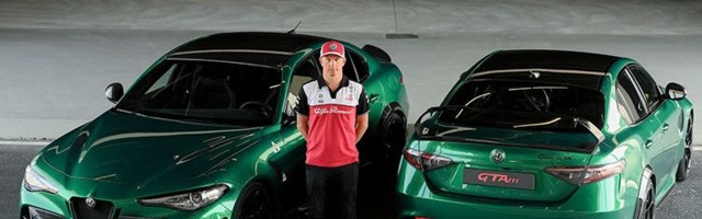 Kimi Raikkonen za volanom Alfe Giulia GTA