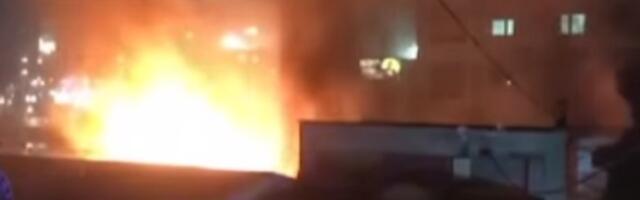 Veliki požar na Autokomandi (VIDEO)