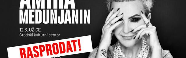 Rasprodat koncert Amire Medunjanin u GKC-u
