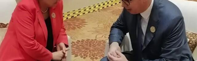 PREDSEDNIK VUČIĆ SE SASTAO S DIREKTORKOM MMF-a: Važan razgovor tokom Samita u Nju Delhiju