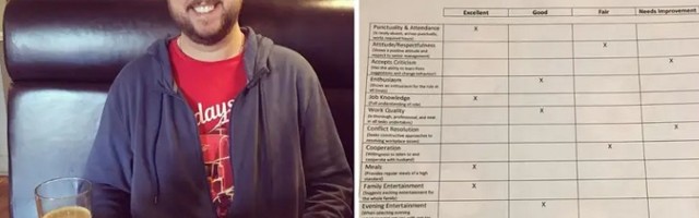Muškarac napisao "godišnju recenziju" supruge: Ima i plan poboljšanja