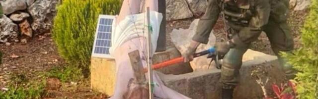 Izraelski vojnik maljem razbio statuu Isusa u Libanu, Netanjahu 'zgrožen'