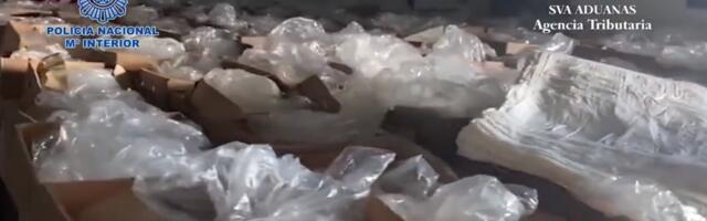 Rekordna zaplena droge u Španiji, u bananama 9,5 tona kokaina