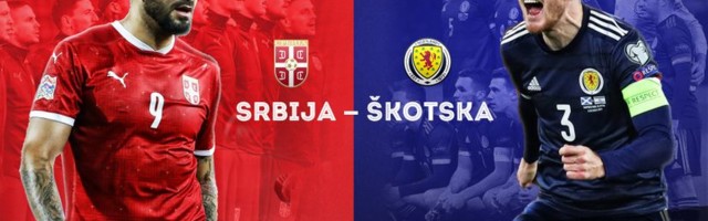 PRODUŽECI: Srbija - Škotska 1:1