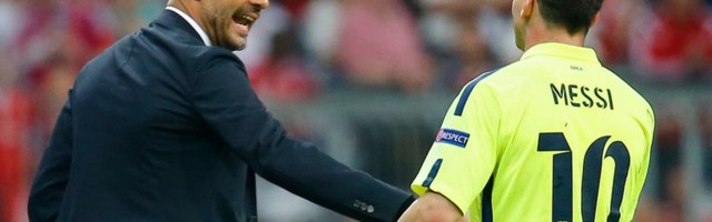 Pep neće da se zameri Barsi: Nadam se da će Mesi ostati na Nou Kampu