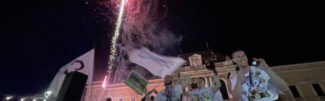 Kragujevčani dočekali bicikliste (VIDEO)