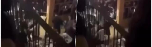 CIKA, VRISKA, DAVE SE, UDARAJU, RUŠE, LOME: Opšta tuča u poznatom šabačkom restoranu, devojke viču "ju", poletela i stolica (VIDEO)