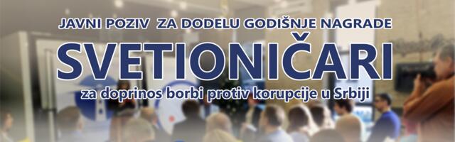 NKD raspisuje javni poziv za nagradu „Svetioničari“ za borbu protiv korupcije i jačanje integriteta