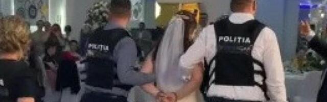 (VIDEO) POLICIJA UPALA NA SVDBU I UHAPSILA MLADU! Nezapamćen SKANDAL: Završila sa LISICAMA NA RUKAMA usred venčanja