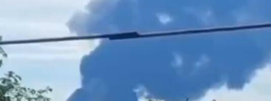 RUSKI GRAD ŠEBEKINO U PLAMENU! Velika EKSPLOZIJA na 7 km od ukrajinske granice, GUSTI CRNI oblak dima se nadvio nad oblašću! (VIDEO)