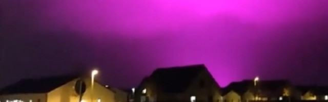 Fenomen ljubičastog neba u Švedskoj uplašio stanovnike (VIDEO)