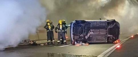 Uspešna simulacija saobraćajne nezgode u tunelskim uslovima: Sektor za vanredne situacije MUP izveli efektivnu vežbu u tunelu Predejane (FOTO)