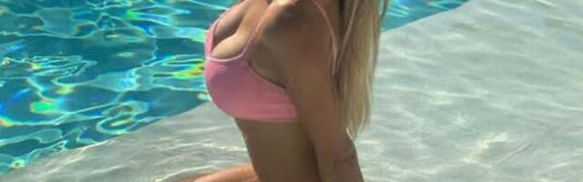 (FOTO) Džajina ćerka je živa vatra! Dragana pokazala izvajano telo, uzani bikini jedva obuzdao njene obline