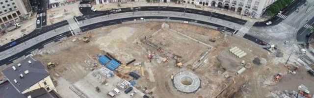 Radovi na Savskom trgu će biti završeni 25. januara