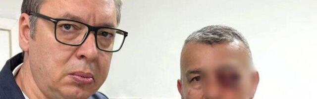 VUČIĆ O POVREĐENOM POLICAJCU ISPRED RTS!  Dobio je tri ili četiri udarca od studenata, mapirali su ga!