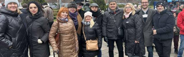 Kragujevački advokati i sudije na Maršu za pravosuđe