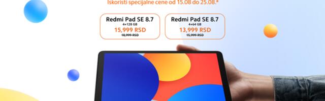 Xiaomi predstavlja Redmi Pad SE 8.7 i Redmi Pad SE 8.7 4G: Savršeni saputnici za zabavu u pokretu