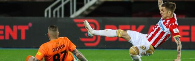 Emotivna pobeda Zvezde u Skoplju! Crveno-beli i Vardar pred 25.000 navijača odali počast stradalima (FOTO)