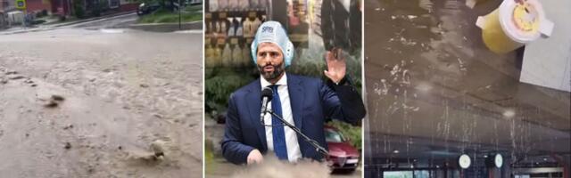 ŠAPIĆ OSTAVIO BEOGRAD U VODI Pljusak bacio glavni grad na kolena, a gradonačelnika NEMA NIGDE